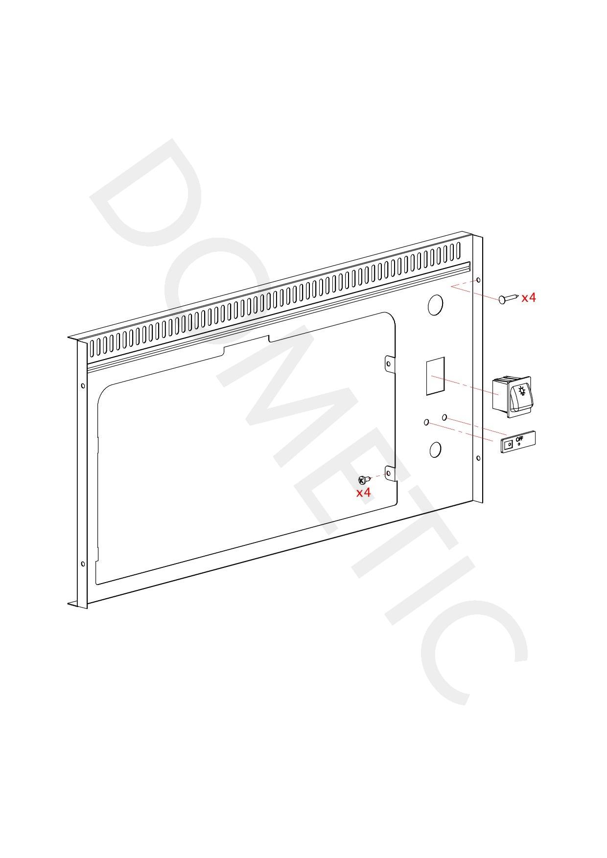 Dometic Kit Front Panel Control Knob